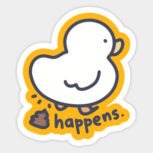 Sht Happens (Corner Position) Sticker